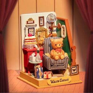 Rolife Holiday Living Room DIY Miniature Kit